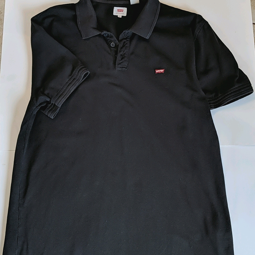 Levi's, black polo shirt. Sz XL